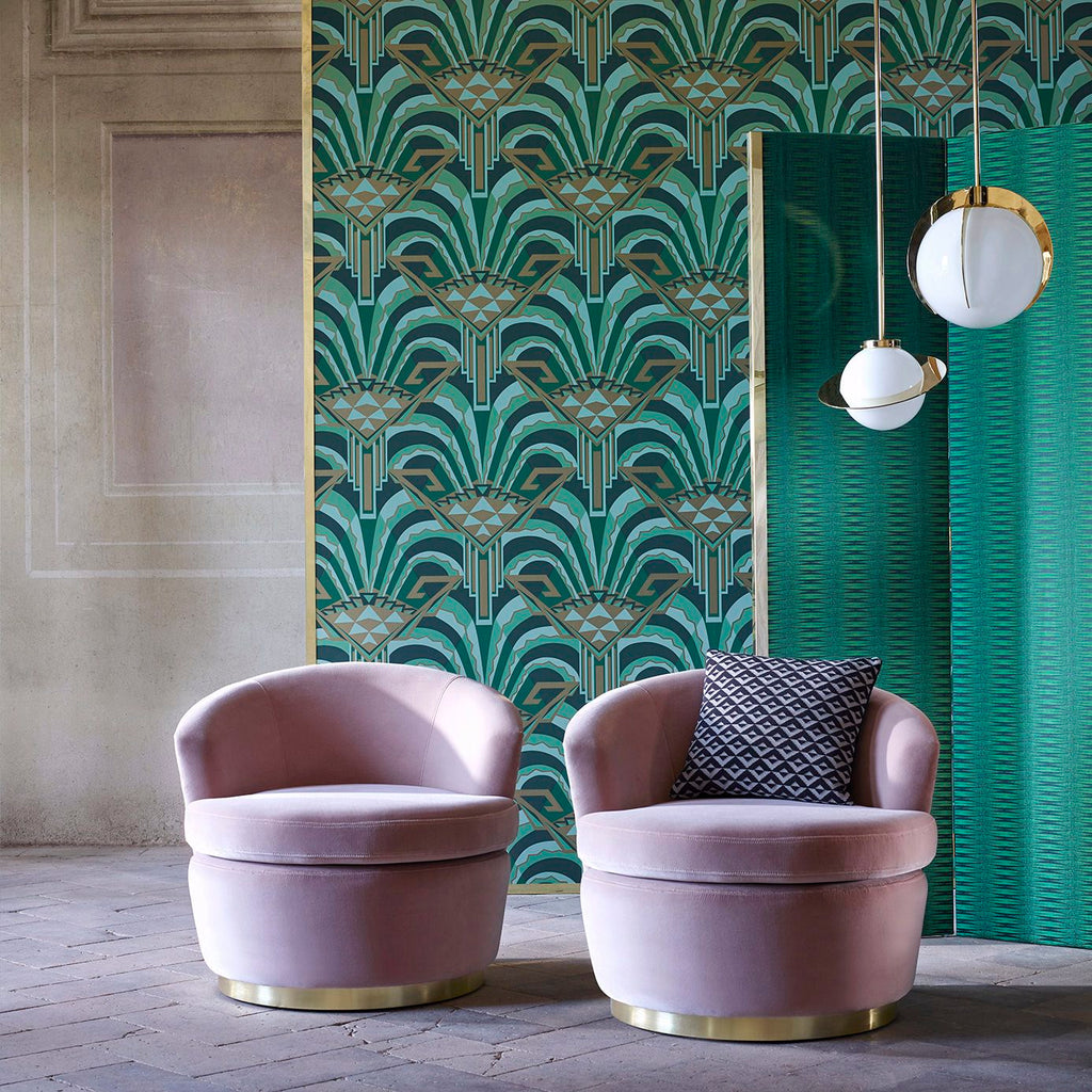 Conway - Poison Wallcovering | Zoffany