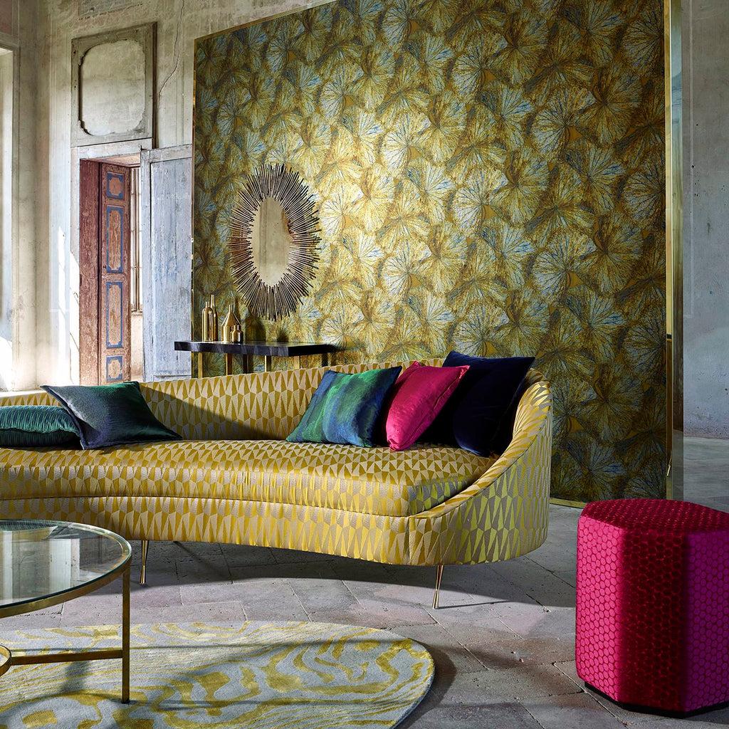 Taisho Deco - Tigers Eye Wallcovering | Zoffany