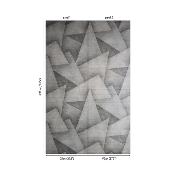 Deveraux Wallpaper Graphite | Romo Europe