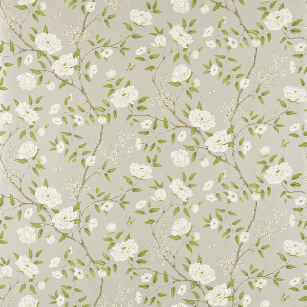 Romey`s Garden - Silver wallcovering | Zoffany