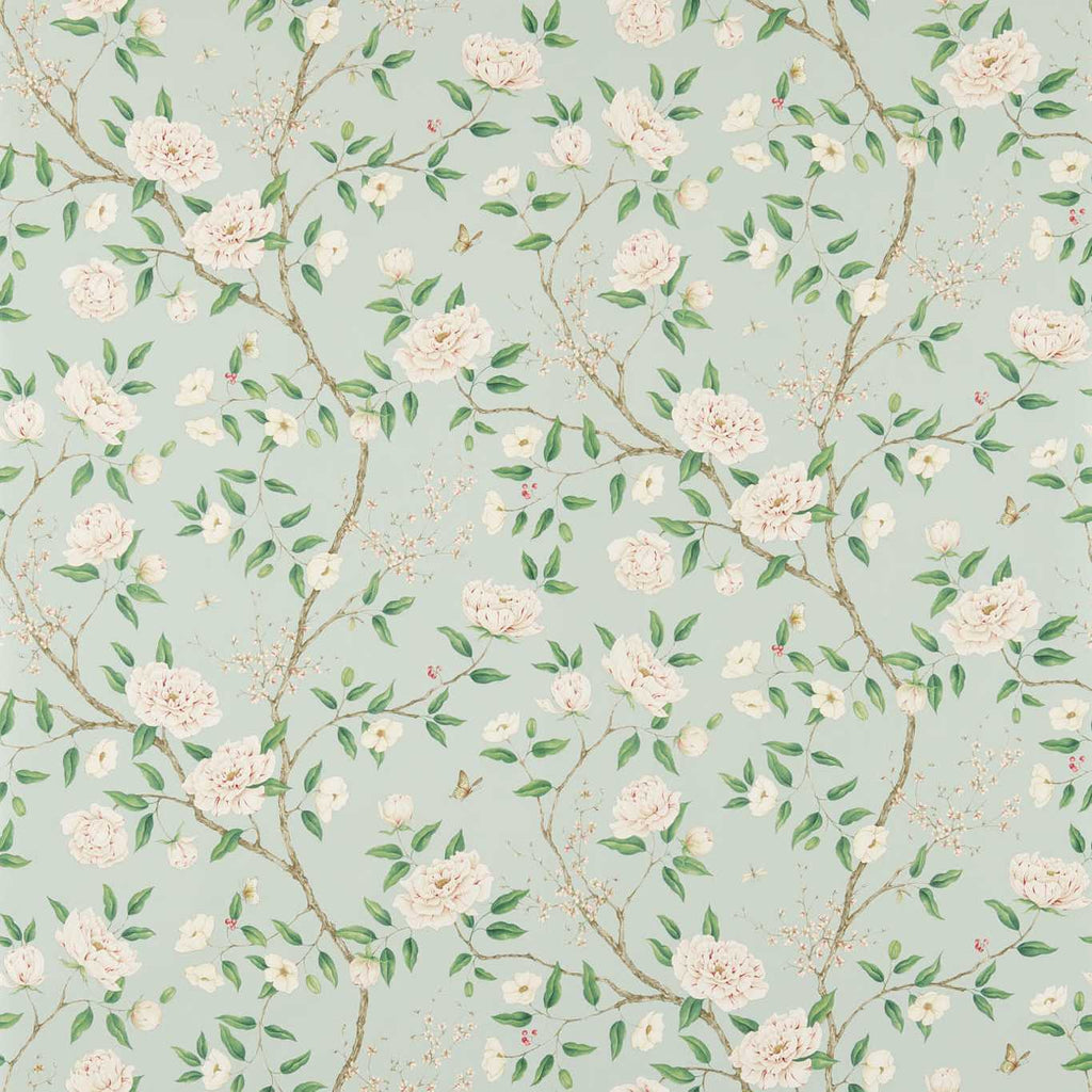 Romey`s Garden - Sea Green Wallcovering | Zoffany