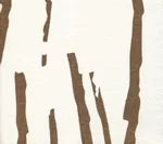 Brown on Off White