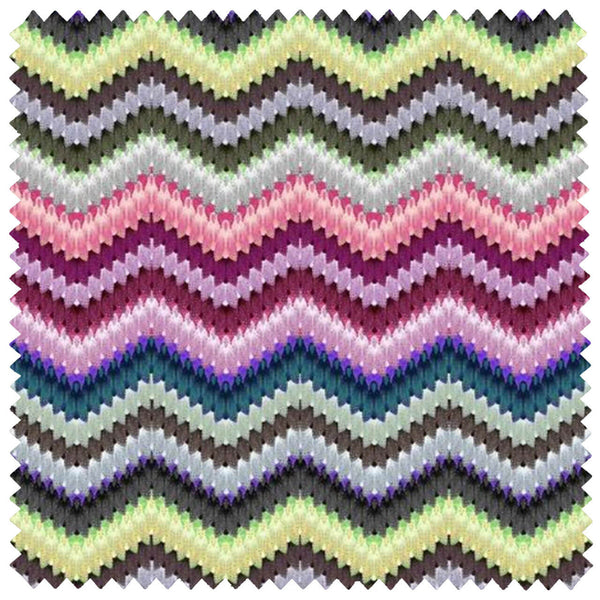 Zig Zag Moth Velvet Original | Timorous Beasties Fabric