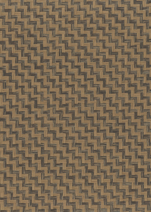 St. Simons-Brownie Paper Weave Wallcovering | Phillipe Romano