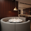 Savannah Bay - Ash Upholstered Banquette | Architectural Fabrics