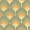 Retro Chic Green Wallcovering | AS Creation