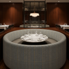 Stingray City - Patina Upholstered Banquette | Architectural Fabrics