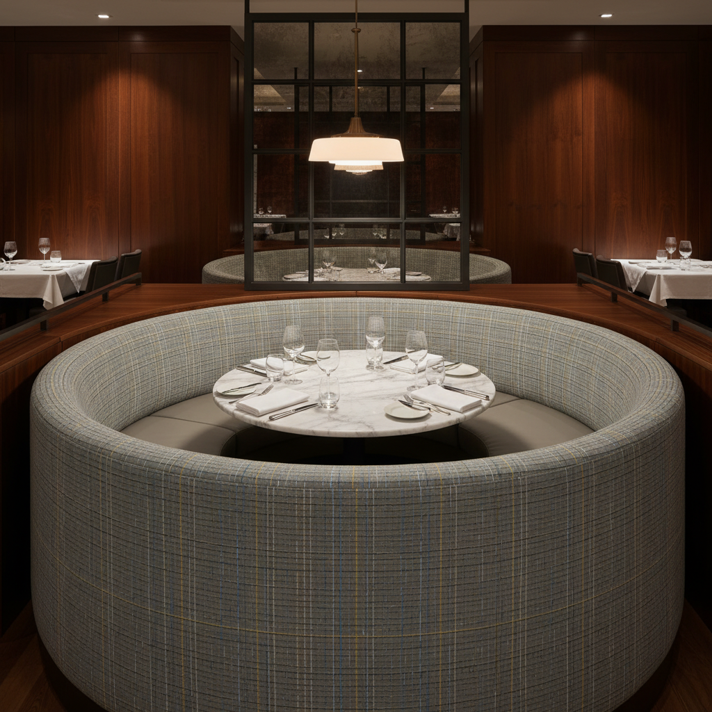 Stingray City - Patina Upholstered Banquette | Architectural Fabrics