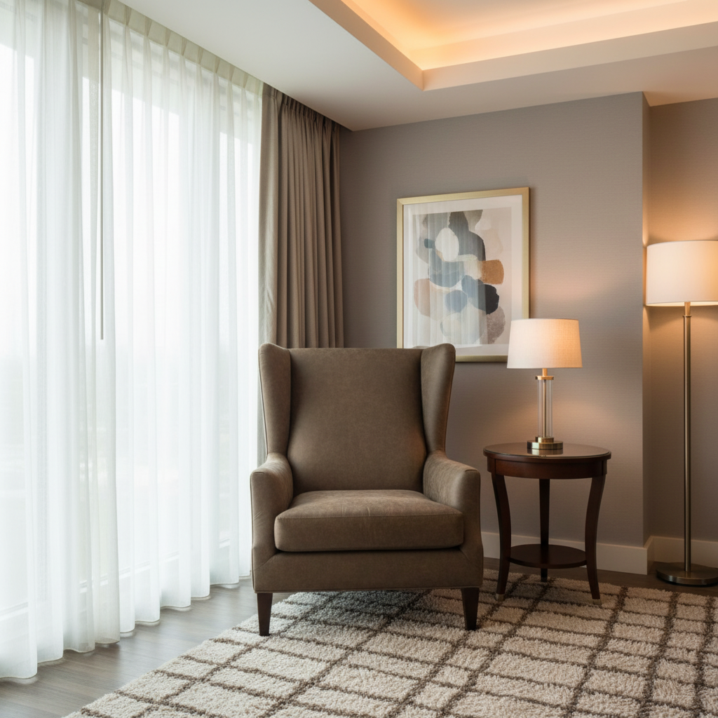 Maho Bay - Clay Upholstered Chair | Architectural Fabrics