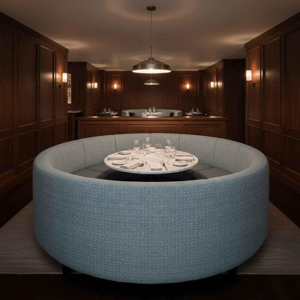 Manchioneel - Lark Upholstered Banquette | Architectural Fabrics