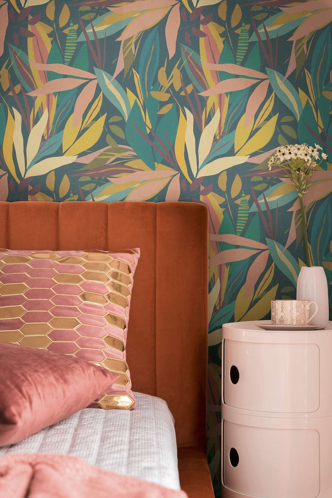 Anna D Andrea Teal Wallcovering | AS Creation