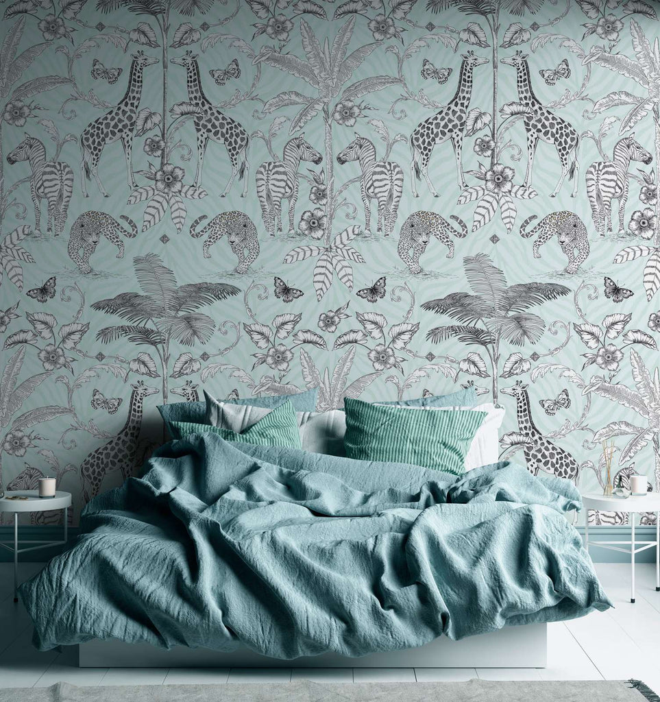 Livingwalls Design Panel the Wall 2 Pale Blue Wallcovering | AS Creation
