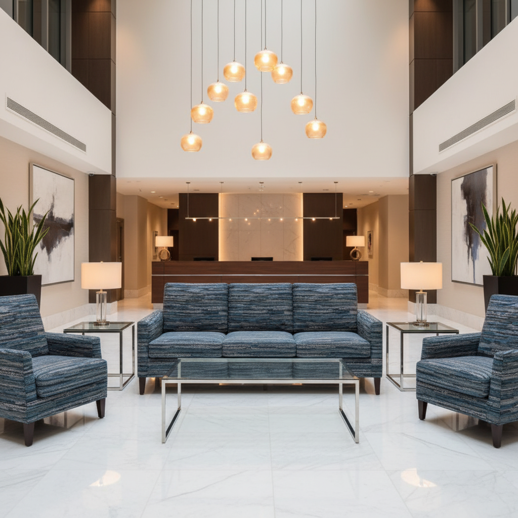 Pigeon Island - Nautical Upholstered Sofa | Architectural Fabrics