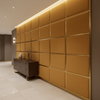 Fine Pebble Grain Golden Honey Upholstered Wall Panel | Architectural Fabrics