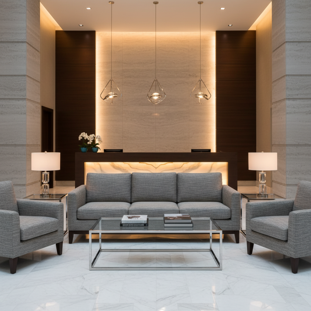 Tumble Reef - Flint Upholstered Sofa | Architectural Fabrics