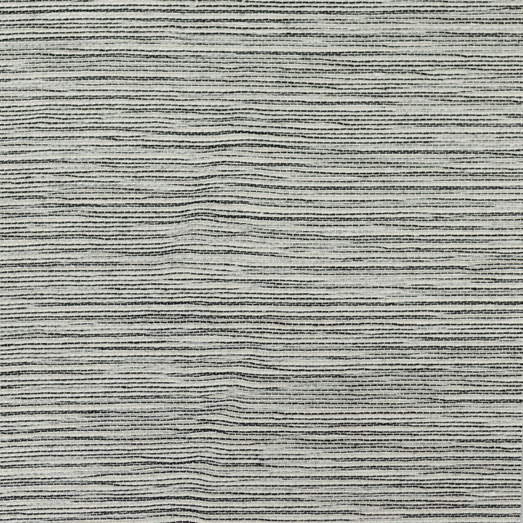 Nantucket Grasscloth Ivory and Jet Black Wallcovering | Phillipe Romano