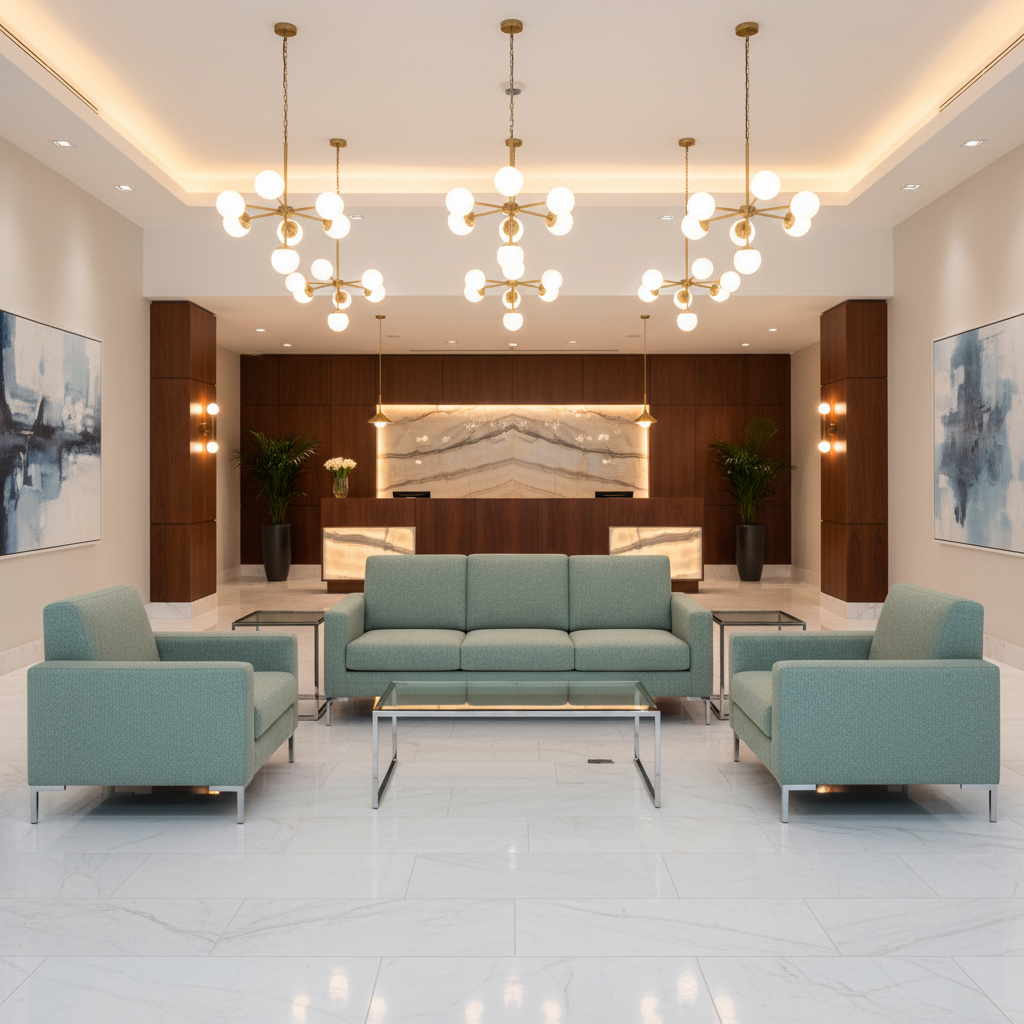 Fine Woven Texture Seafoam Green Upholstered Sofa | Architectural Fabrics