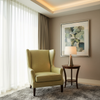 Embossed Reptile Skin Pale Olive Upholstered Chair | Architectural Fabrics