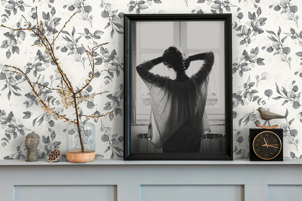 Pure Elegance Light Grey Wallcovering | AS Creation