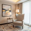 Runaway Bay - Greige Upholstered Chair | Architectural Fabrics