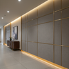 Triangle Reef - Graphite Upholstered Wall Panel | Architectural Fabrics