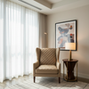 Tyrell Bay - Limestone Upholstered Chair | Architectural Fabrics