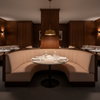 Tweed Bay - Blush Upholstered Banquette | Architectural Fabrics