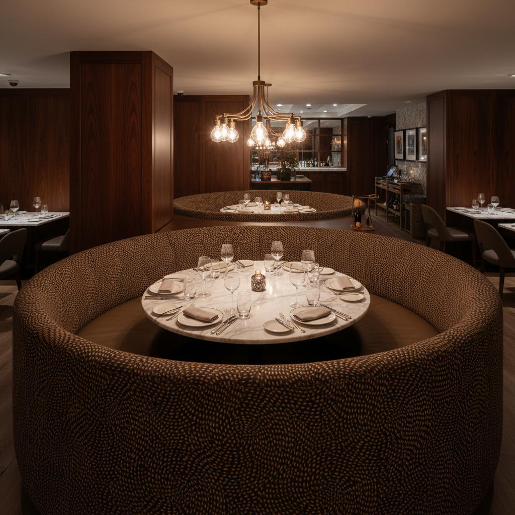 Aster - Aster Layered Polyurethane Upholstered Banquette | Architectural Fabrics