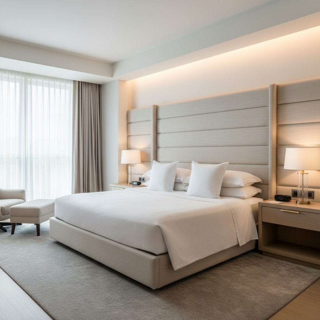 Tradewind Trace - Cloud Upholstered Headboard | Architectural Fabrics