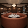 Smooth Pebble Grain Rustic Sienna Upholstered Banquette | Architectural Fabrics