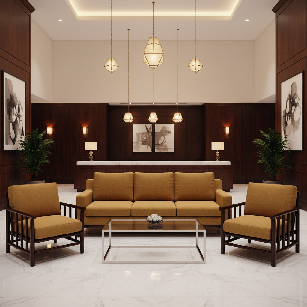 Kick Em Jenny - Bamboo Upholstered Sofa | Architectural Fabrics