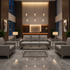 Fine Woven Texture Gunmetal Grey Upholstered Sofa | Architectural Fabrics