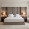 Red Hook - Salt Upholstered Headboard | Architectural Fabrics
