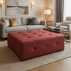 Astor - Astor Contract Woven Upholstered Ottoman | Architectural Fabrics