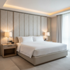 Thatch Cay - White Upholstered Headboard | Architectural Fabrics