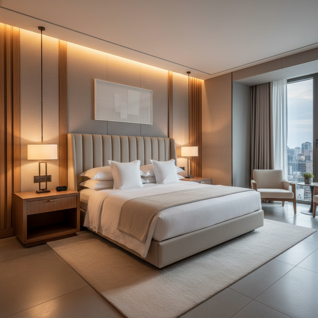 Hillsville Natural Upholstered Headboard | Architectural Fabrics