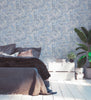 Floral Impression Light Blue Wallcovering | AS Creation