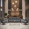 Trellis Bay - Limeade Upholstered Sofa | Architectural Fabrics