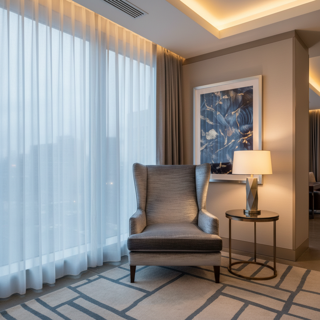 Hillsville Smoke Upholstered Chair | Architectural Fabrics