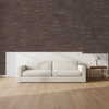 Nantucket Grasscloth Chocolate Wallcovering | Phillipe Romano room setting
