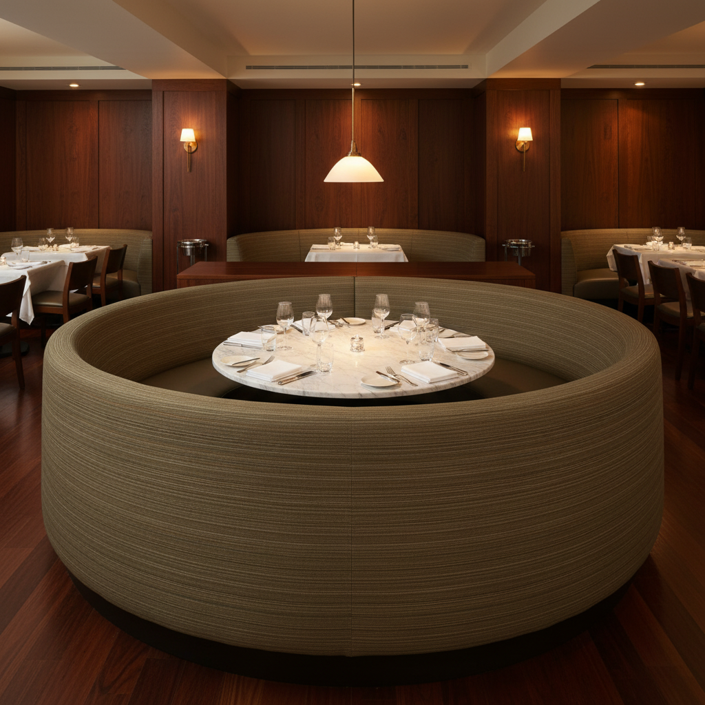 Montego - Java Upholstered Banquette | Architectural Fabrics