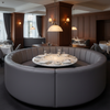 Port Royal - Neptune Upholstered Banquette | Architectural Fabrics