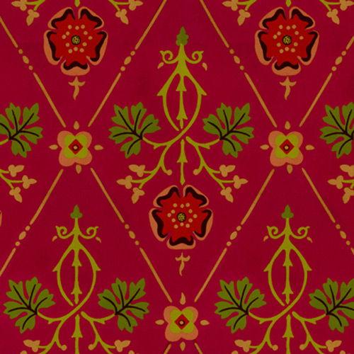 Classic green floral vintage wallcovering Victorian | Architectural Wallcoverings