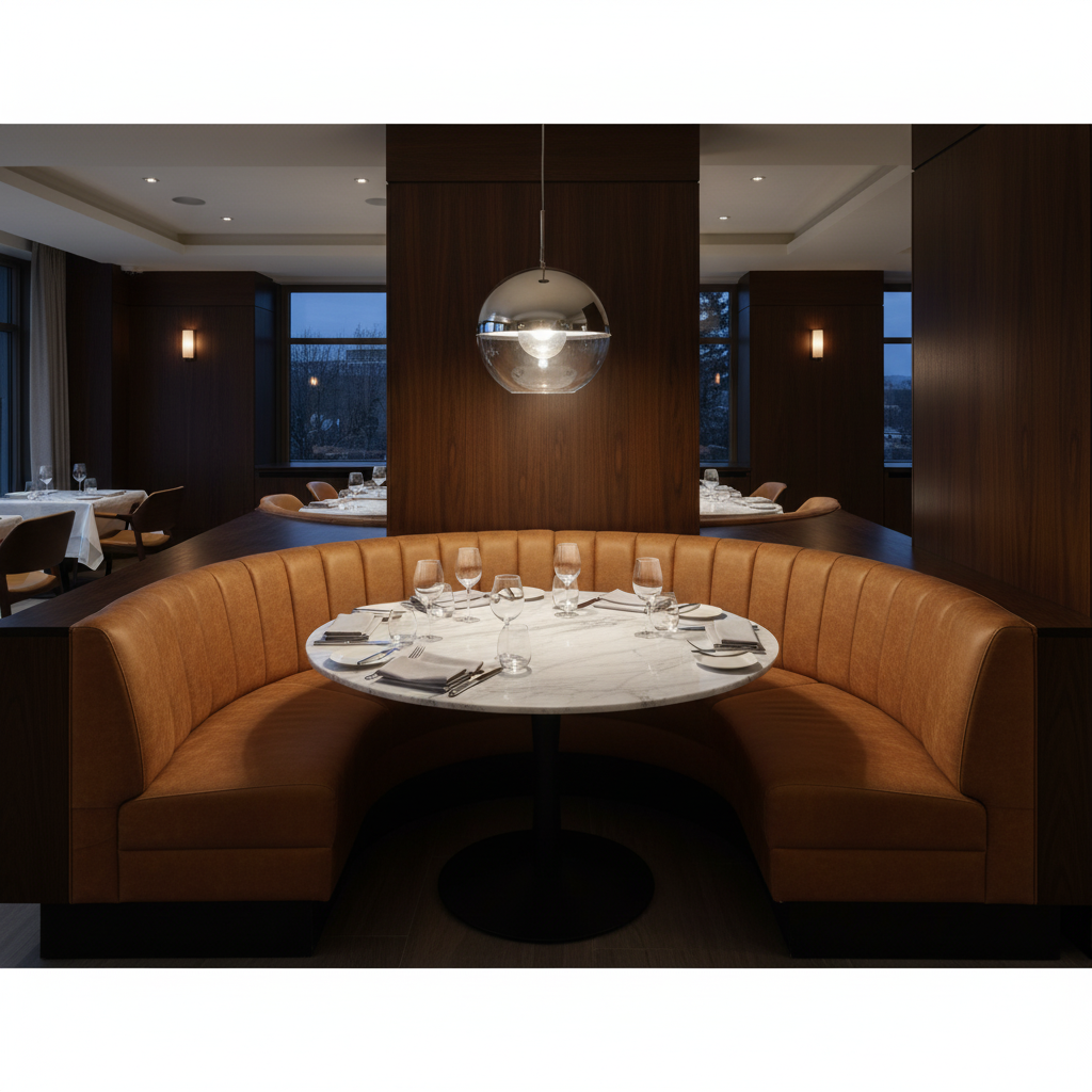 Bastia - Bastia Performance Polyurethane Upholstered Banquette | Architectural Fabrics