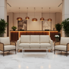Rattan Bay - Feather Upholstered Sofa | Architectural Fabrics