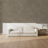 Nantucket Grasscloth Ash Brown Wallcovering | Phillipe Romano room setting