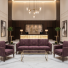 Axis - Axis Etched Polyurethane Upholstered Sofa | Architectural Fabrics