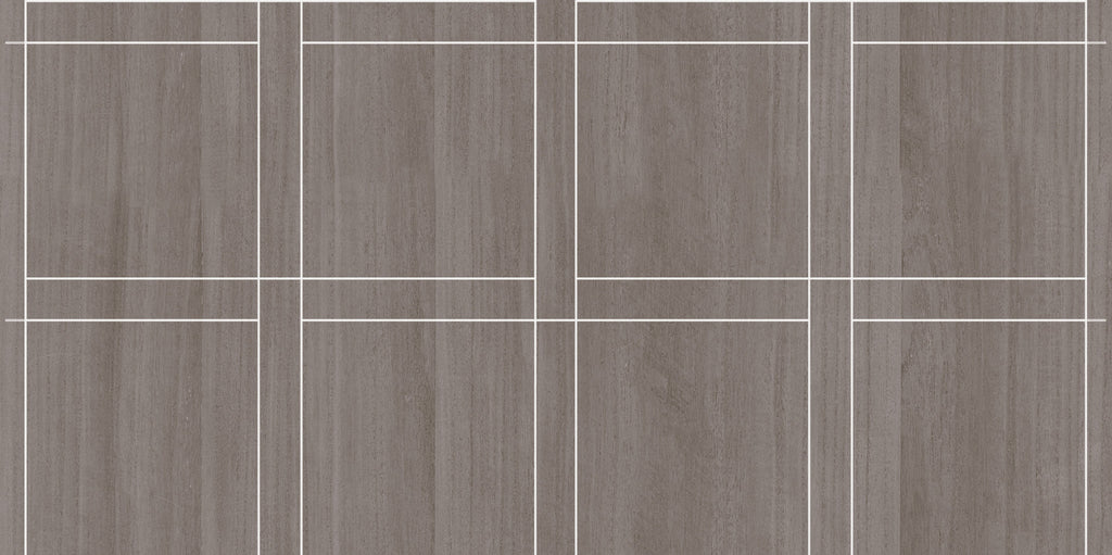 Kittery Point-Smoke Wood Veneer Wallcovering | Phillipe Romano — WOOD-501050