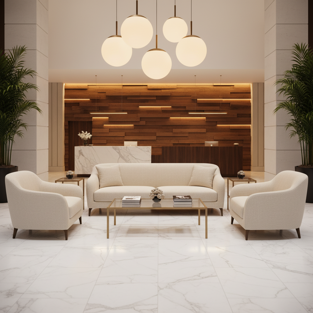 Fine Pebble Grain Creamy Ivory Upholstered Sofa | Architectural Fabrics