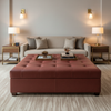 Kick Em Jenny - Goji Upholstered Ottoman | Architectural Fabrics